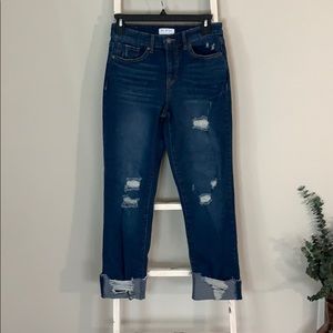 Sofia Vergara Destructed Boyfriend Jeans size 2